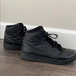 Black Air Jordan 1s